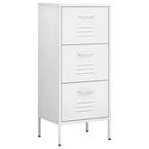 Storage Cabinet White 16.7x13.8x40 in Steel